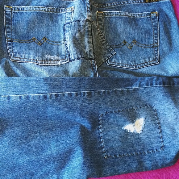 Lucky patch boho flare jeans - Picture 2 of 4